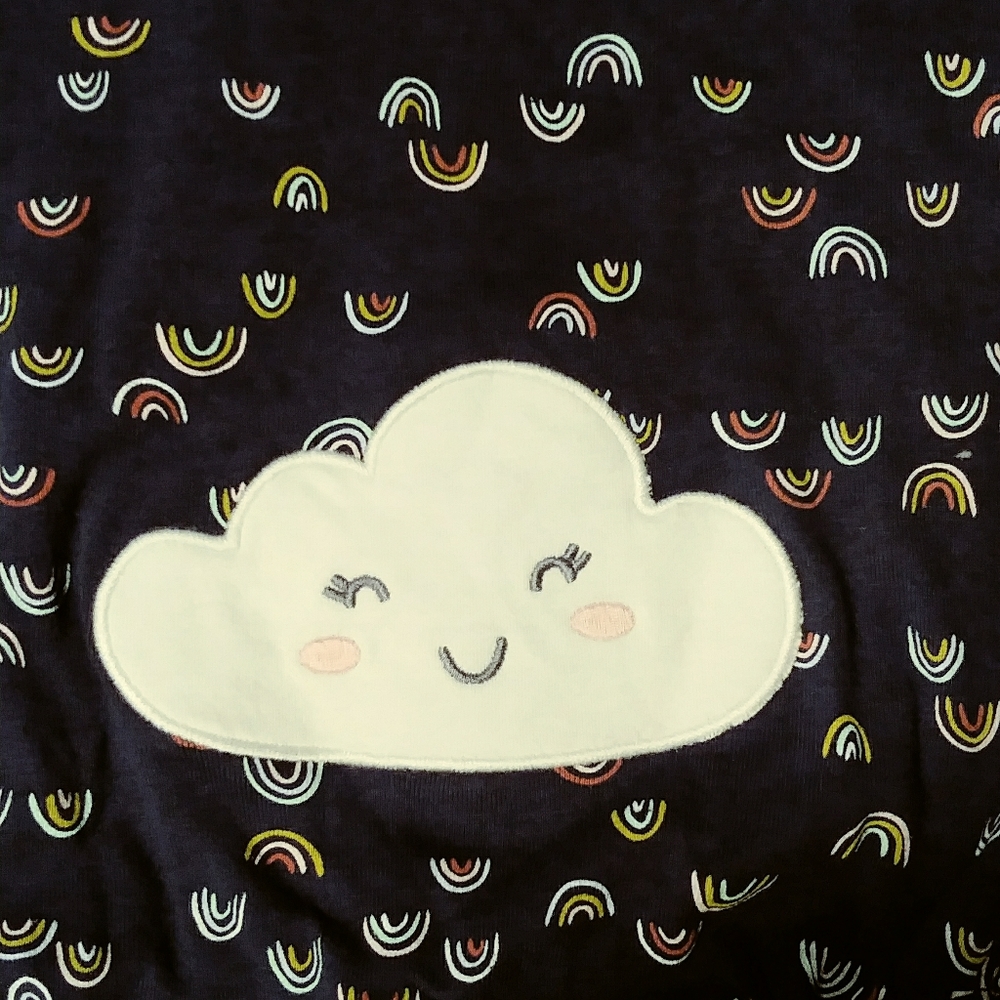 Carters Baby Girl Rainbow Themed Romper